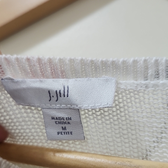 J. Jill Cream Floral Blouse - Picture 3 of 11